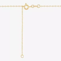 (H-I Womens 1/10 CT. T.W. Lab Grown White Diamond 14K Gold Over Silver Sterling Silver Butterfly 18 Inch Pendant Necklace
