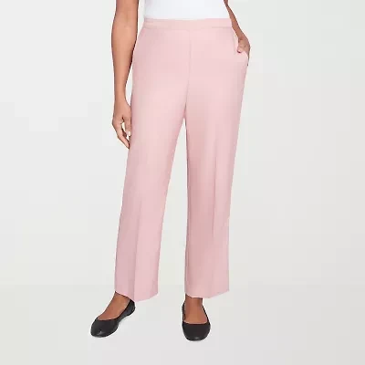 Alfred Dunner Estate Of Mind Womens Straight Pull-On Pant