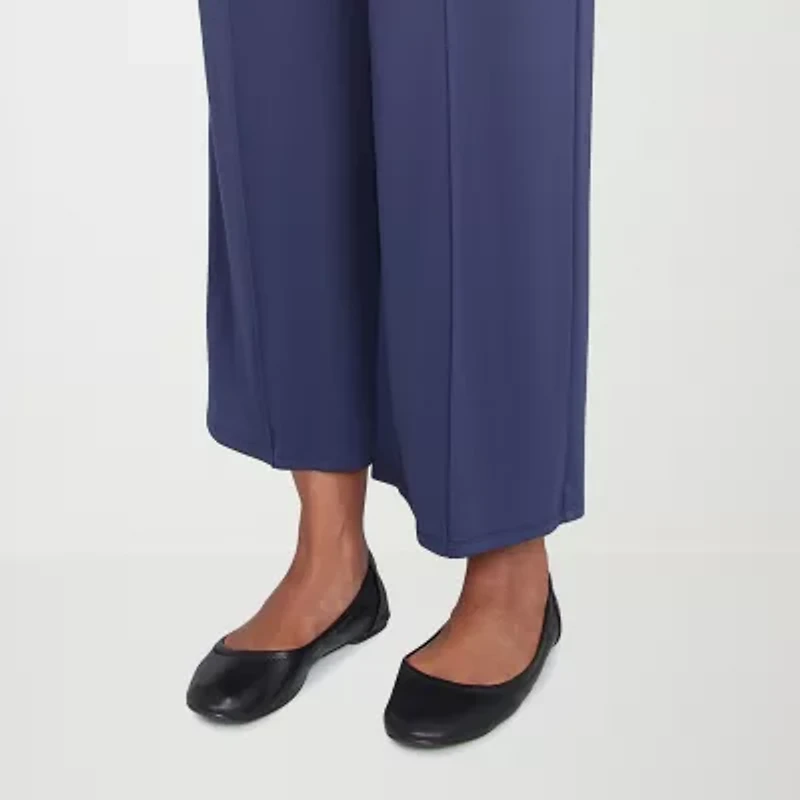 Alfred Dunner Nantucket Womens Straight Ankle Pant