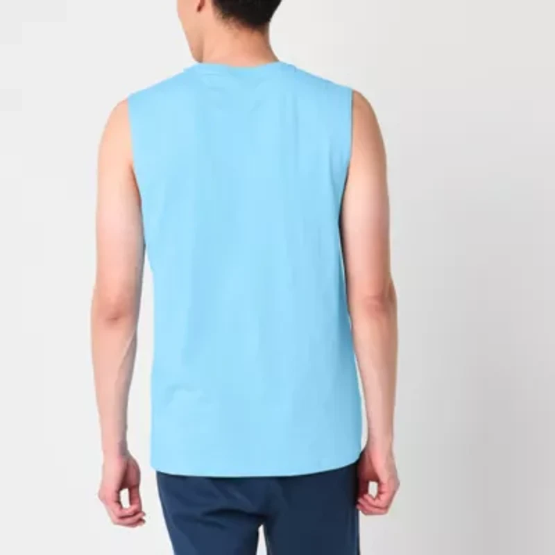 Xersion Xtreme Mens Crew Neck Sleeveless Active T-Shirt