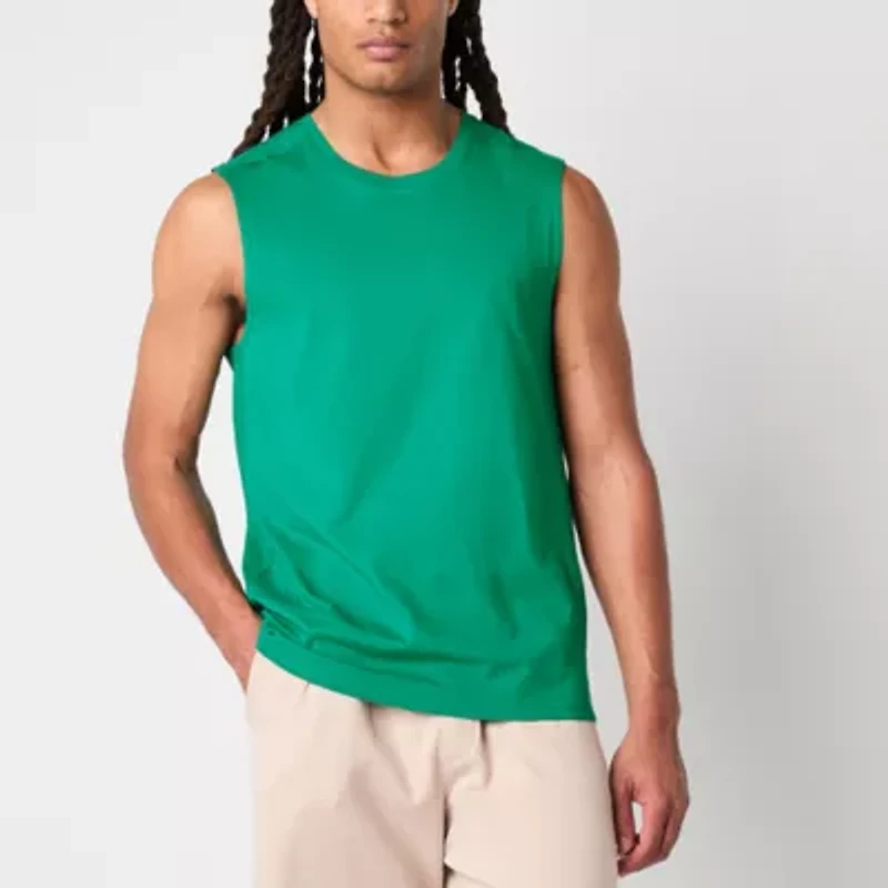 Xersion Xtreme Mens Crew Neck Sleeveless Active T-Shirt