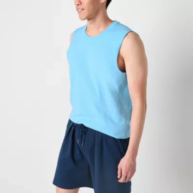 Xersion Xtreme Mens Crew Neck Sleeveless Active T-Shirt