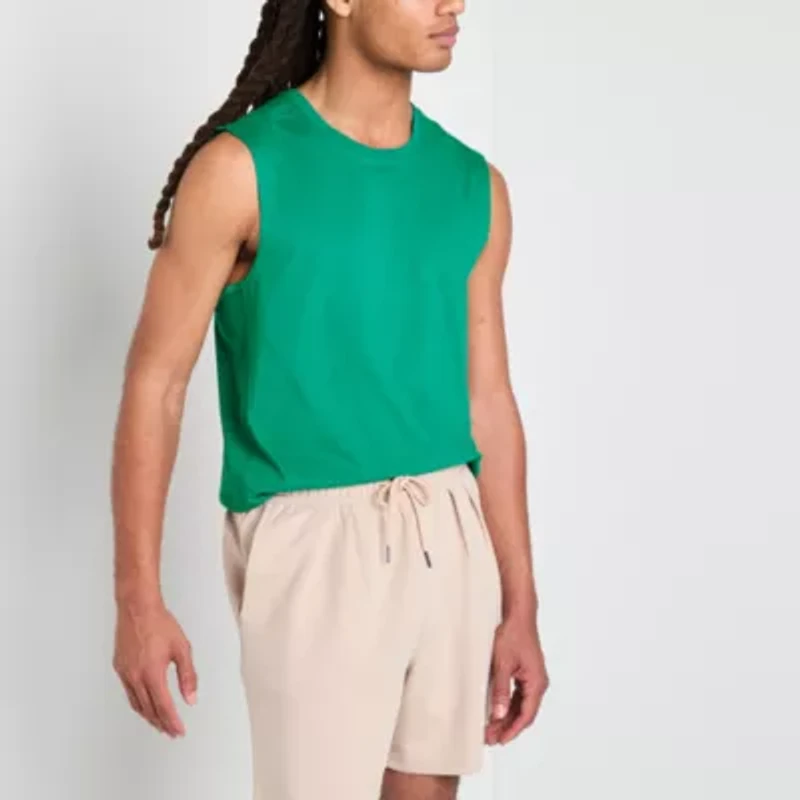 Xersion Xtreme Mens Crew Neck Sleeveless Active T-Shirt