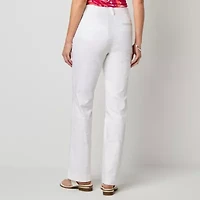 Liz Claiborne Emma Womens Flare Mid Rise Trouser