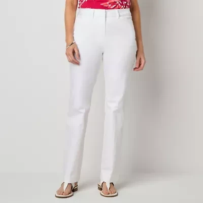 Liz Claiborne Emma Womens Flare Mid Rise Trouser