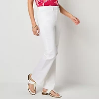 Liz Claiborne Emma Womens Flare Mid Rise Trouser