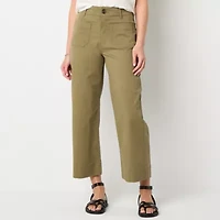 a.n.a Womens Straight Highest Rise Cropped Pant