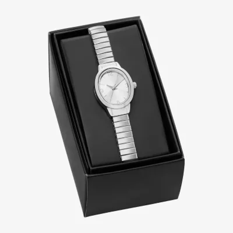 Womens Silver Tone Stainless Steel Expansion Watch Fmdjo338