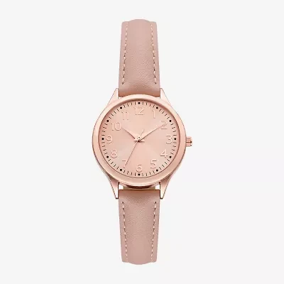 Womens Pink Strap Watch Fmdjo336