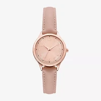 Womens Pink Strap Watch Fmdjo336