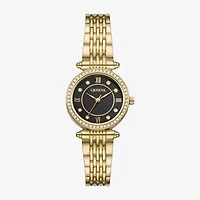 Geneva Womens Crystal Accent Gold Tone Bracelet Watch Fmdjm318