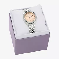 Geneva Womens Silver Tone Bracelet Watch Fmdjm321