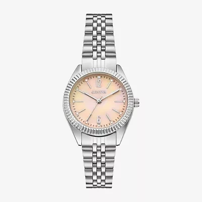 Geneva Womens Silver Tone Bracelet Watch Fmdjm321