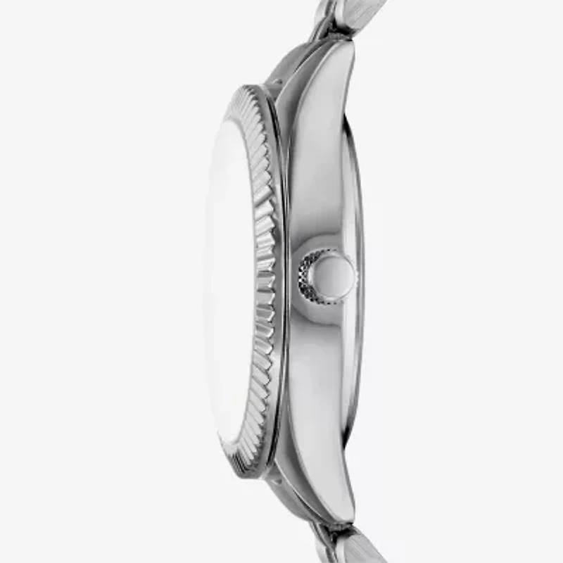 Geneva Womens Silver Tone Bracelet Watch Fmdjm321