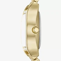 Geneva Womens Crystal Accent Gold Tone Bracelet Watch Fmdjm317
