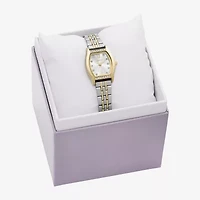 Geneva Womens Crystal Accent Two Tone Bracelet Watch Fmdjm316