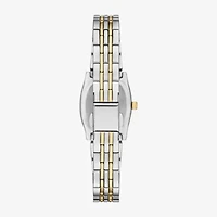 Geneva Womens Crystal Accent Two Tone Bracelet Watch Fmdjm316