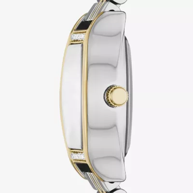 Geneva Womens Crystal Accent Two Tone Bracelet Watch Fmdjm316