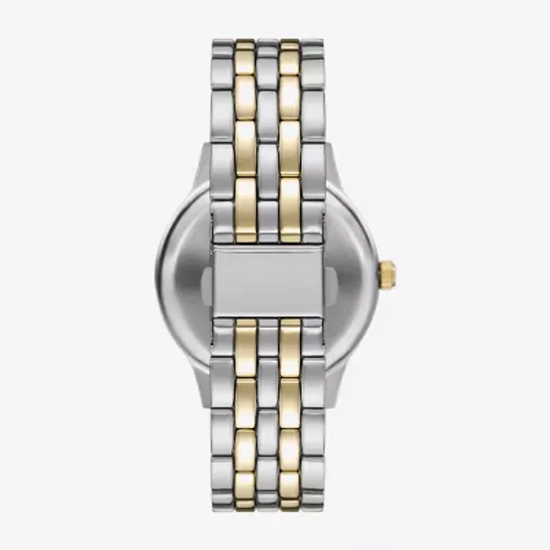 Womens Crystal Accent Two Tone 4-pc. Watch Boxed Set Fmdjset367