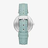 Womens Crystal Accent Blue Strap Watch Fmdjo343