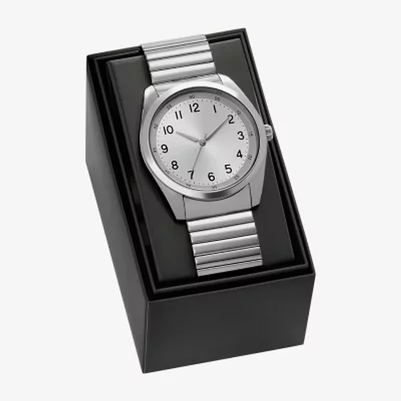 Womens Silver Tone Stainless Steel Expansion Watch Fmdjo347