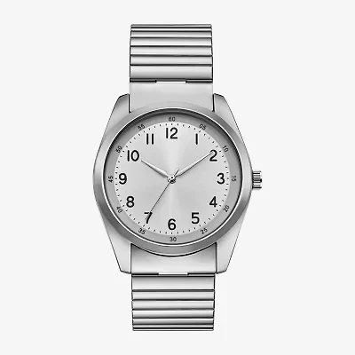 Womens Silver Tone Stainless Steel Expansion Watch Fmdjo347