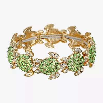 Monet Jewelry Womens Glass Stretch Bracelet