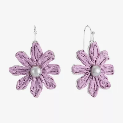 Liz Claiborne 20mm Flower Stud Earrings