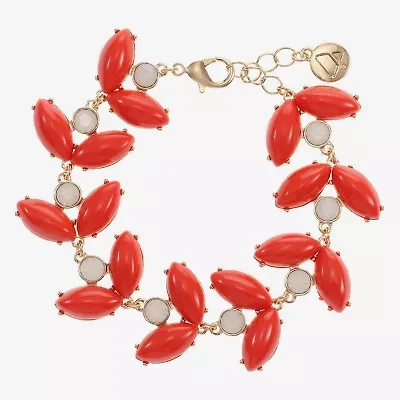 Liz Claiborne Womens Glass Strand Bracelet