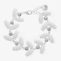 Liz Claiborne Womens Glass Strand Bracelet