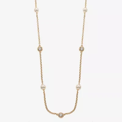 Monet Jewelry Womens Glass Inch Strand Necklace