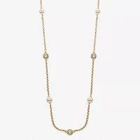 Monet Jewelry Womens Glass Inch Strand Necklace