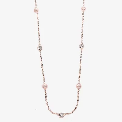 Monet Jewelry Womens Glass 36 Inch Strand Necklace