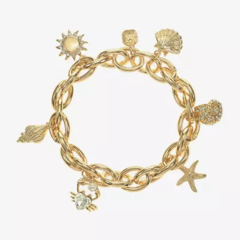 Monet Jewelry Womens Glass Stretch Bracelet