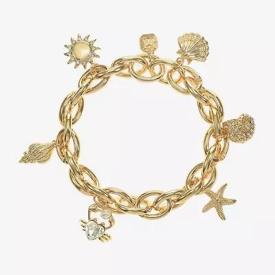 Monet Jewelry Womens Glass Stretch Bracelet