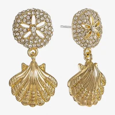 Monet Jewelry Womens Glass Hypoallergenic Drop Earrings