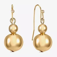 Liz Claiborne Womens Round Drop Earrings