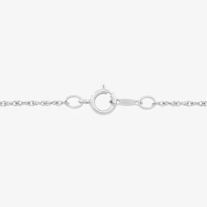Limited Quantities! Womens 1/ CT. T.W. Natural White Diamond Sterling Silver Heart 18 Inch Pendant Necklace