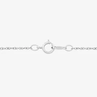 Limited Quantities! Womens 1/ CT. T.W. Natural White Diamond Sterling Silver Heart 18 Inch Pendant Necklace