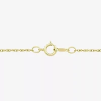 Limited Quantities! Womens Lab Created White Sapphire 14K Gold Over Silver Butterfly 18 Inch Pendant Necklace
