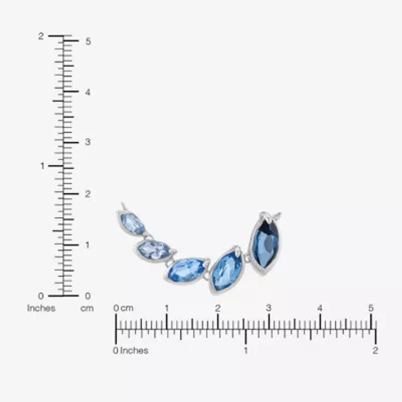 Limited Quantities! Womens Genuine Blue Topaz Sterling Silver 18 Inch Pendant Necklace