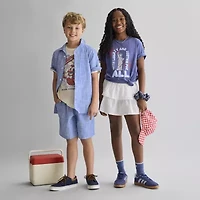 Thereabouts Little & Big Kid Boys Crew Neck Short Sleeve Regular Fit Graphic T-Shirt