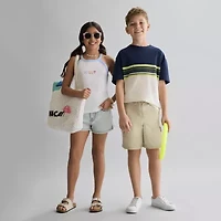 Thereabouts Oversized Little & Big Kid Boys Crew Neck Short Sleeve T-Shirt