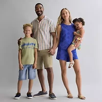 Thereabouts Cargo Little & Big Kid Boys Adjustable Waist Denim Short