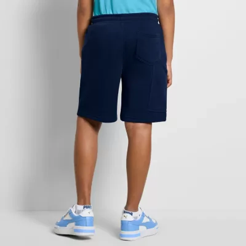 PUMA Big Kid Boys Mid Rise Pull-On Short