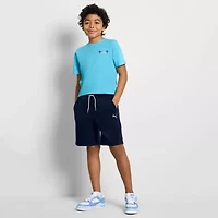 PUMA Big Kid Boys Mid Rise Pull-On Short