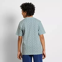 PUMA Big Kid Boys Crew Neck Short Sleeve Regular Fit Graphic T-Shirt