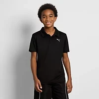 PUMA Big Kid Boys Short Sleeve Classic Fit Polo Shirt