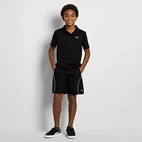 PUMA Big Kid Boys Short Sleeve Classic Fit Polo Shirt