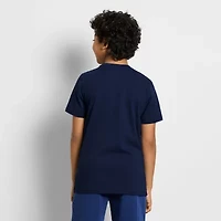 PUMA Big Kid Boys Crew Neck Short Sleeve Regular Fit Graphic T-Shirt